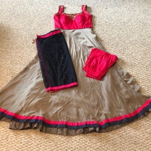 Indian anarkali gown